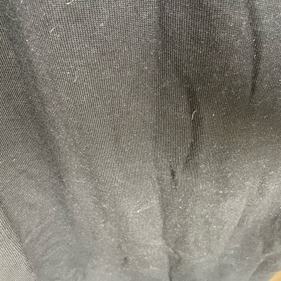 Vintage aristo kat wool dress black and white with rose in the back sz 10 - Picture 5 of 9